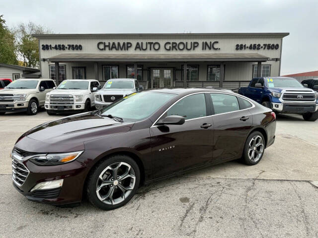 2021 Chevrolet Malibu for sale at Champ Auto Group Inc in Channelview, TX