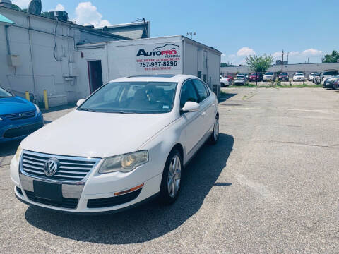 2008 Volkswagen Passat for sale at AutoPro Virginia LLC in Virginia Beach VA