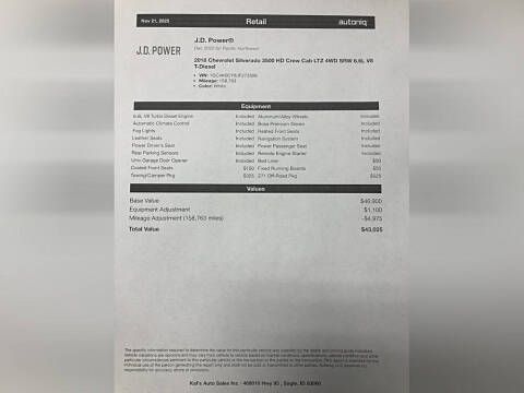 2018 Chevrolet Silverado 3500HD