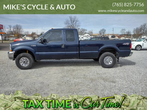 2002 Ford F-250 Super Duty for sale at MIKE'S CYCLE & AUTO in Connersville IN