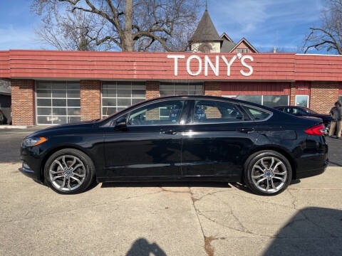 2017 Ford Fusion for sale at Tonys Car Sales in Richmond IN