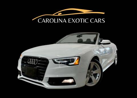 2016 Audi A5 for sale at Carolina Exotic Cars & Consignment Center in Raleigh NC