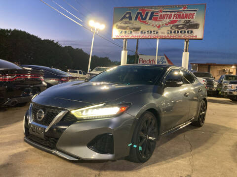 2019 Nissan Maxima for sale at ANF AUTO FINANCE in Houston TX