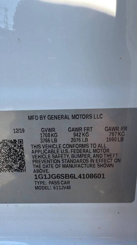 2020 Chevrolet Sonic LT