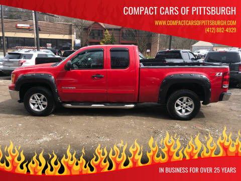 2010 GMC Sierra 1500 for sale at Compact Cars of Pittsburgh in Pittsburgh PA