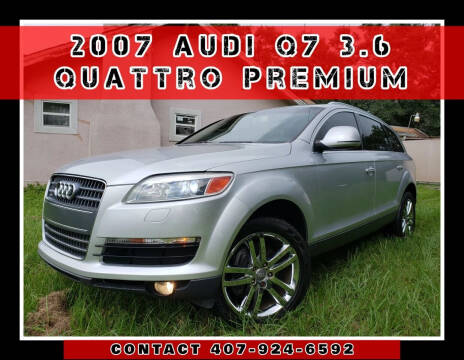 2007 Audi Q7 for sale at AFFORDABLE ONE LLC in Orlando FL