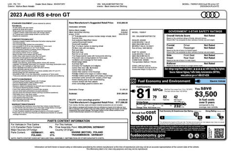 2023 Audi RS e-tron GT quattro