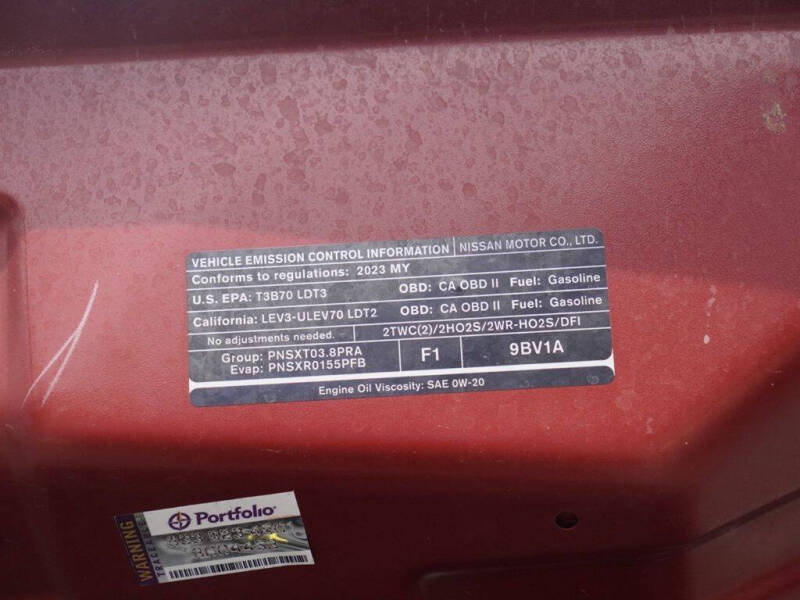 2023 Nissan Frontier SV
