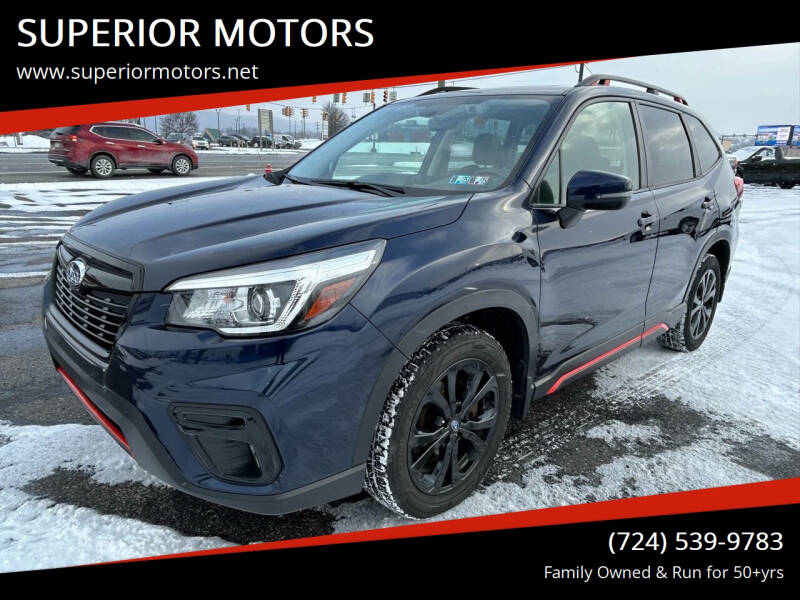 2020 Subaru Forester for sale at SUPERIOR MOTORS in Latrobe PA