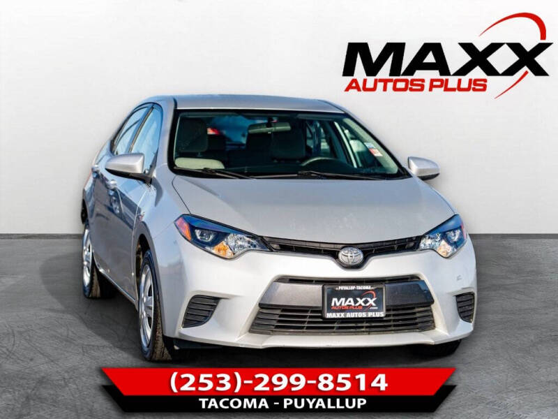 2016 Toyota Corolla for sale at Maxx Autos Plus in Puyallup WA