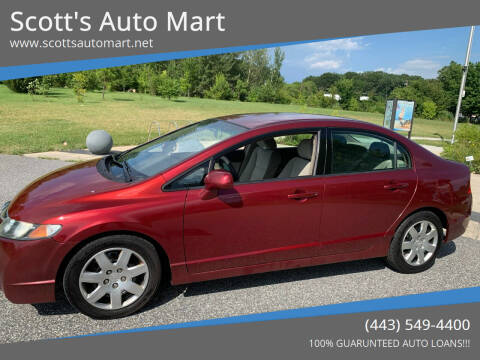 2009 Honda Civic for sale at Scott's Auto Mart in Dundalk MD