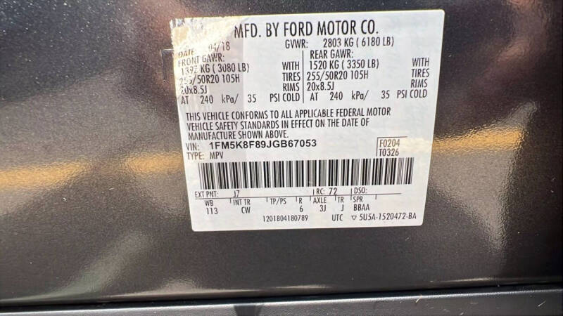 2018 Ford Explorer Limited