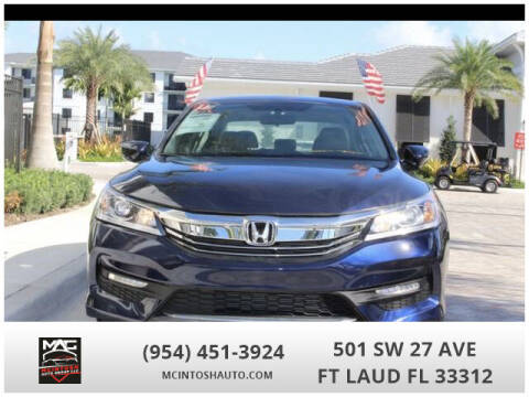 2017 Honda Accord for sale at McIntosh AUTO GROUP in Fort Lauderdale FL