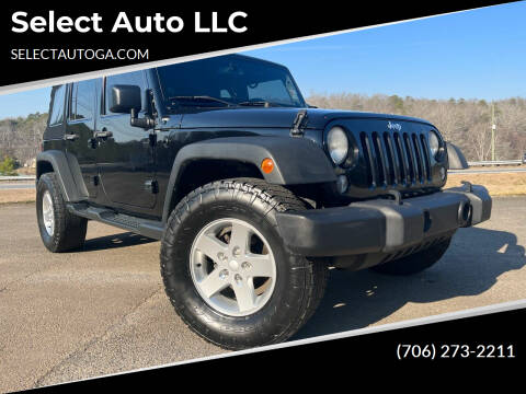 2014 Jeep Wrangler Unlimited for sale at Select Auto LLC in Ellijay GA