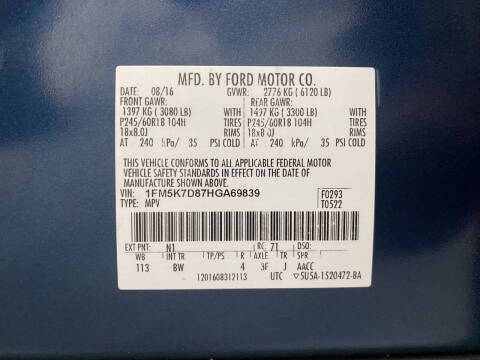 2017 Ford Explorer XLT