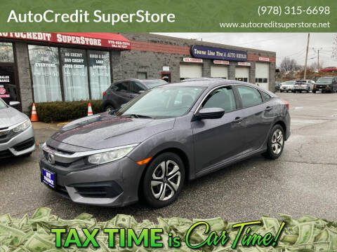 2018 Honda Civic for sale at AutoCredit SuperStore in Lowell MA