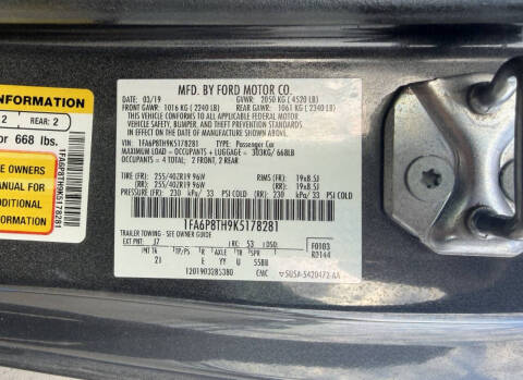 2019 Ford Mustang EcoBoost