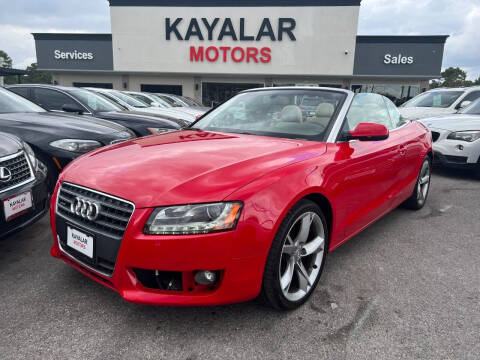 2010 Audi A5 for sale at KAYALAR MOTORS in Houston TX