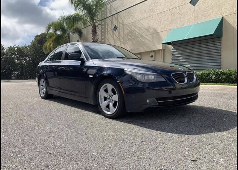 2008 BMW 5 Series for sale at G&B Auto Sales in Lake Worth FL