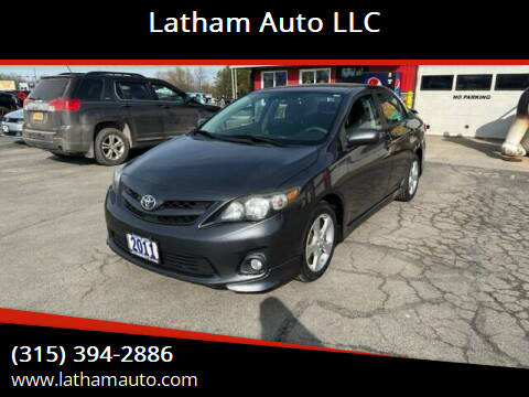 2011 Toyota Corolla for sale at Latham Auto LLC in Ogdensburg NY