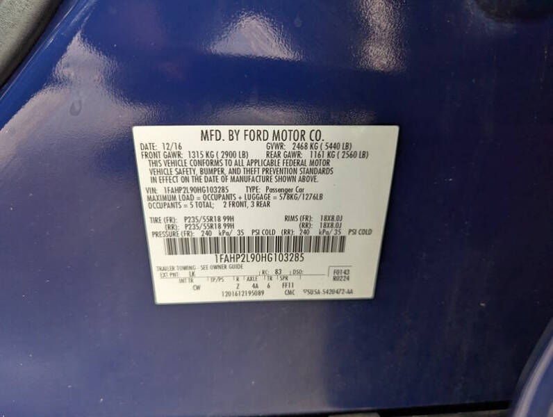 2017 Ford Taurus Police Interceptor