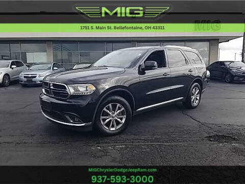 2014 Dodge Durango for sale at MIG Chrysler Dodge Jeep Ram in Bellefontaine OH