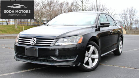 2013 Volkswagen Passat for sale at SODA MOTORS AUTO SALES LLC in Newport RI