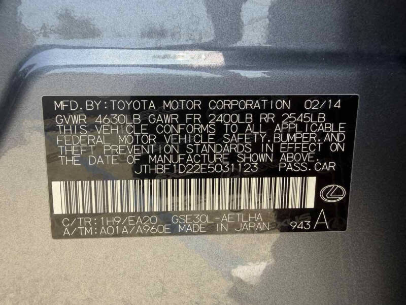 2014 Lexus IS 250