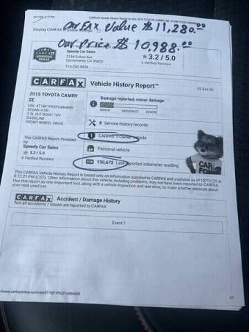 2015 Toyota Camry SE