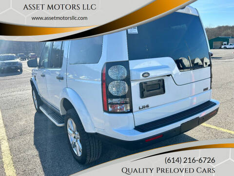 2015 Land Rover LR4 for sale at ASSET MOTORS LLC in Westerville OH