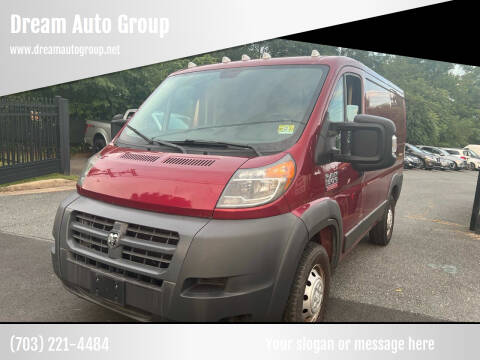 2016 RAM ProMaster for sale at Dream Auto Group in Dumfries VA