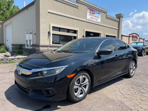 2018 Honda Civic for sale at Burns Auto Sales in Sioux Falls SD