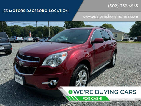 2012 Chevrolet Equinox for sale at ES Motors-DAGSBORO location in Dagsboro DE