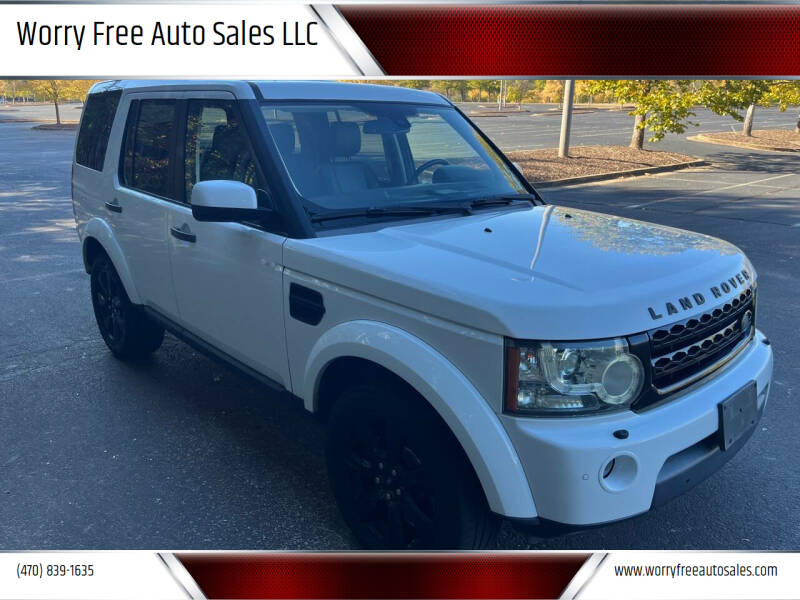 2013 Land Rover LR4 for sale at Worry Free Auto Sales LLC in Woodstock GA