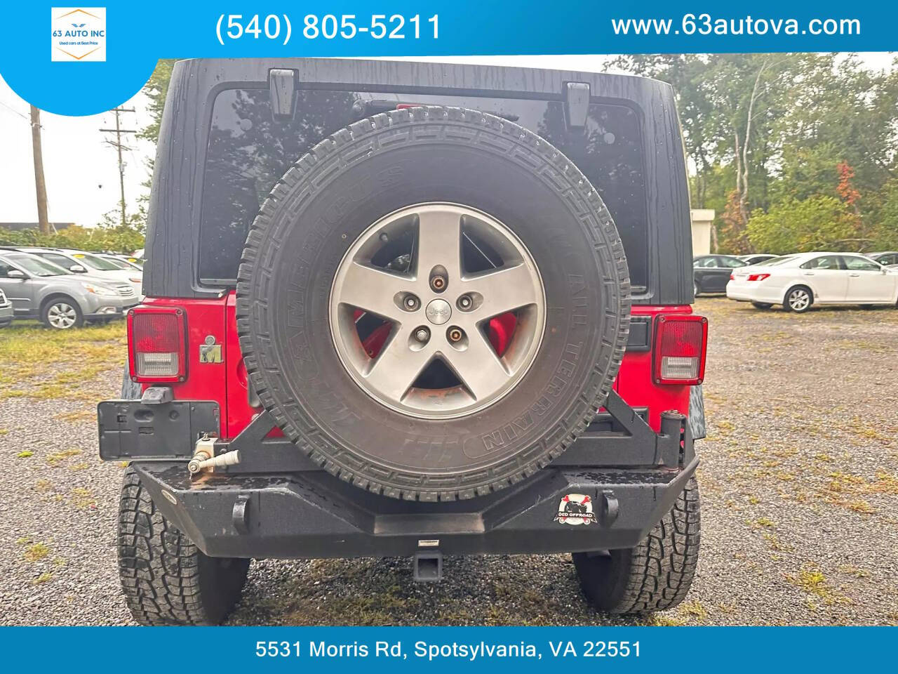 2007 Jeep Wrangler Unlimited for sale at 63 Auto Inc in Spotsylvania, VA