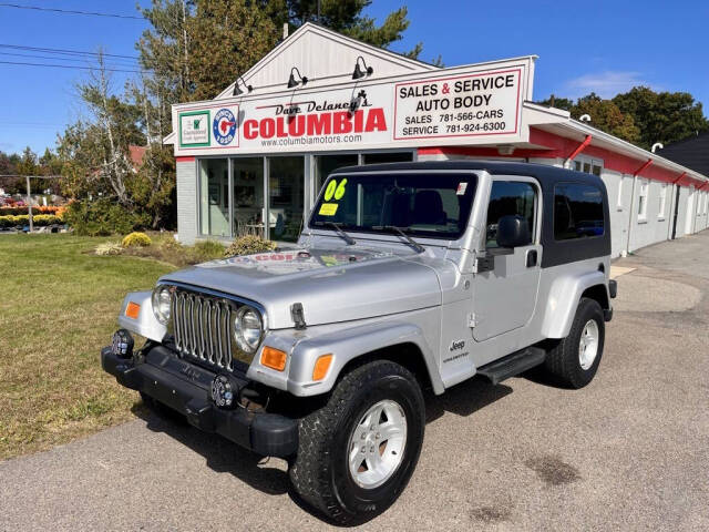 2006 Jeep Wrangler for sale at Dave Delaney's Columbia in Hanover, MA