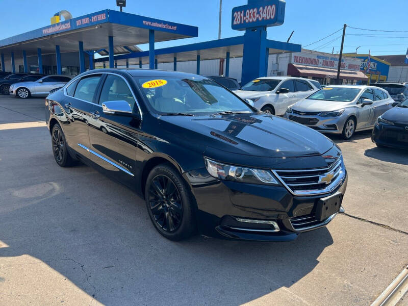 2018 Chevrolet Impala for sale at Auto Selection of Houston in Houston TX