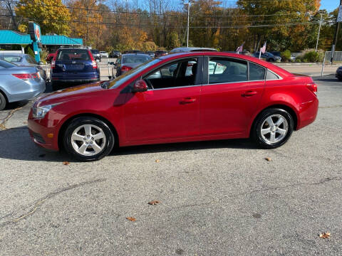 2013 Chevrolet Cruze for sale at M G Motors in Johnston RI