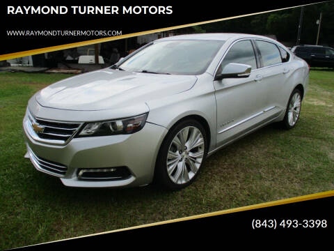 2016 Chevrolet Impala for sale at RAYMOND TURNER MOTORS in Pamplico SC