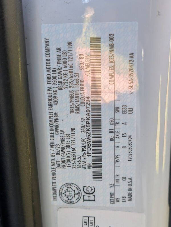 2023 Ford E-Transit 350