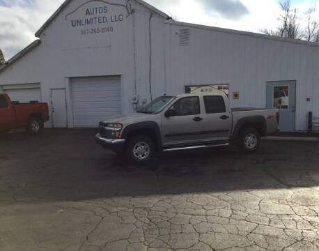 2004 Chevrolet Colorado for sale at Autos Unlimited, LLC in Adrian MI