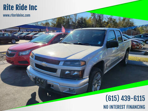 2012 Chevrolet Colorado for sale at Rite Ride Inc in Murfreesboro TN