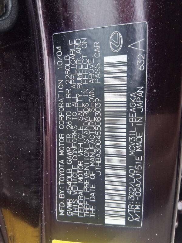 2005 Lexus ES 330