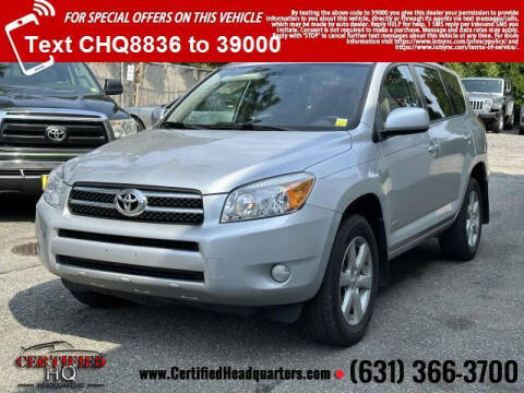 2006 Toyota RAV4 for sale at CERTIFIED HEADQUARTERS in Saint James NY