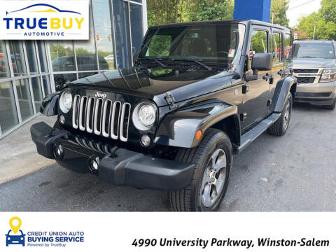 2018 Jeep Wrangler JK Unlimited for sale at Summit Credit Union Auto Buying Service in Winston Salem NC