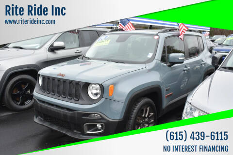 2016 Jeep Renegade for sale at Rite Ride Inc in Murfreesboro TN