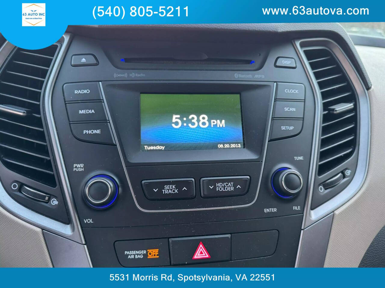 2014 Hyundai SANTA FE Sport for sale at 63 Auto Inc in Spotsylvania, VA