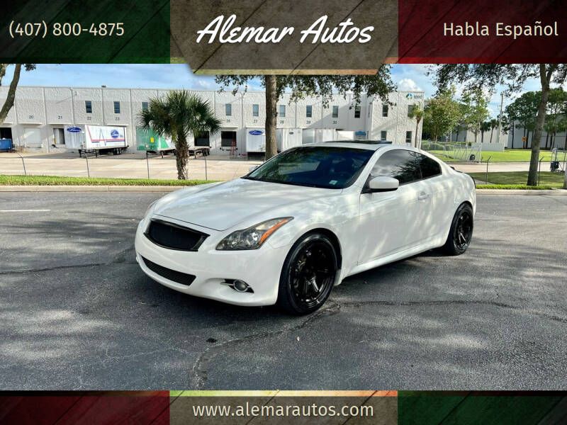 2013 Infiniti G37 Coupe for sale at Alemar Autos in Orlando FL