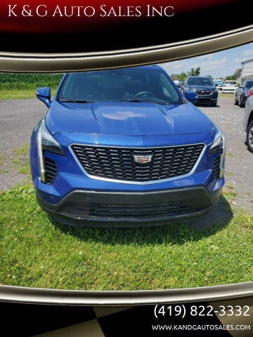 2021 Cadillac XT4 for sale at K & G Auto Sales Inc in Delta OH