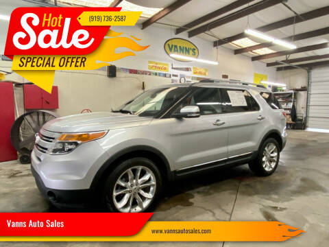 2013 Ford Explorer for sale at Vanns Auto Sales in Goldsboro NC